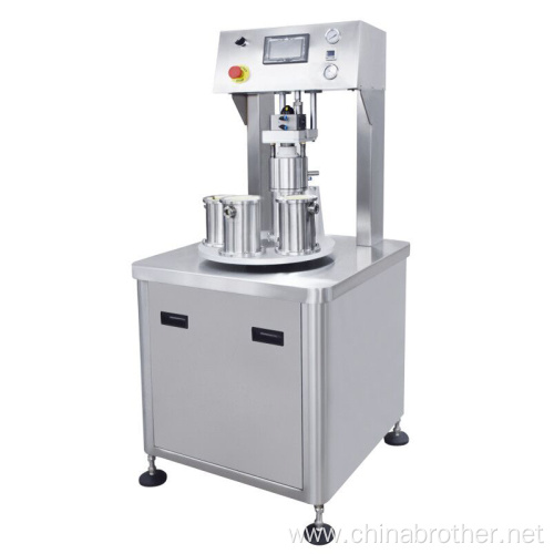 GJV-40 Glass 4 Bottle Jar Vacuum Capping Machine